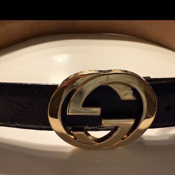 Gucci GG black belt - Picture 5 of 6